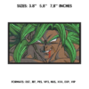 Broly Embroidery Design