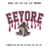 Eeyore Embroidery Design