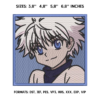 Killua Zoldyck Embroidery Design