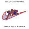 Swoosh Spider Hero Embroidery design