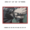 Kakashi and Itachi Embroidery Design