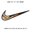 Swoosh Vegeta Embroidery design Anime Dragon Ball embroidery design