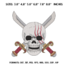 Skuul Shanks Embroidery Design
