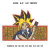 Yugi Muto Embroidery Design