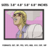 Onizuka Embroidery Design