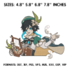 Venti Embroidery Design