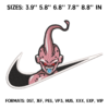 Swoosh Majin Buu Embroidery Design