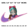 Swoosh Bulma Embroidery Design