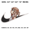Yuuki Asuna Embroidery Design