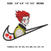 Hisoka Embroidery Design