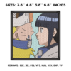 Naruto and Hinata Embroidery Design