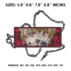 Kurapika Embroidery Design