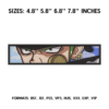 Zoro eyes Embroidery Design