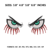 Eren Eyes Embroidery Design