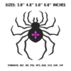 Spider Embroidery Design