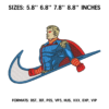 Swoosh Homelander The Boys Embroidery design