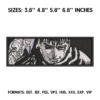 Guts Berserk Embroidery design Anime Berserk embroidery design
