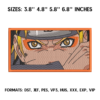 Naruto Eyes Embroidery Design
