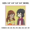 Hori and Miyamura Embroidery Design