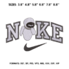 Swoosh Wall E Embroidery Design