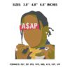 ASAP Rocky Embroidery Design